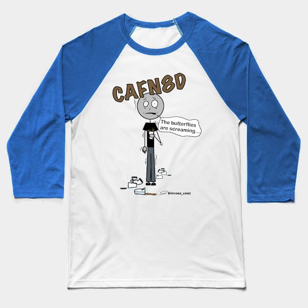 Caffeinated Baseball T-Shirt by Chroma Style